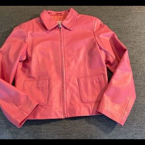 Leather Full Zip Genuine Leather Jacket